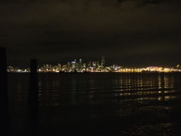 美しいシアトルの夜景