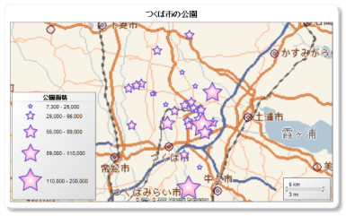 つくば市の公園面積