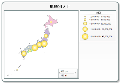 地域別人口マップ