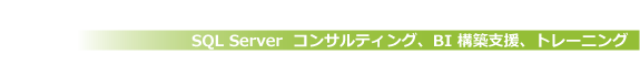 SQL Server パフォーマンス チューニング、コンサルティング、アドバイス、相談、定期診断、トレーニング